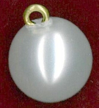 ROUND PEARL BUTTON - SIZE 12 - IVORY