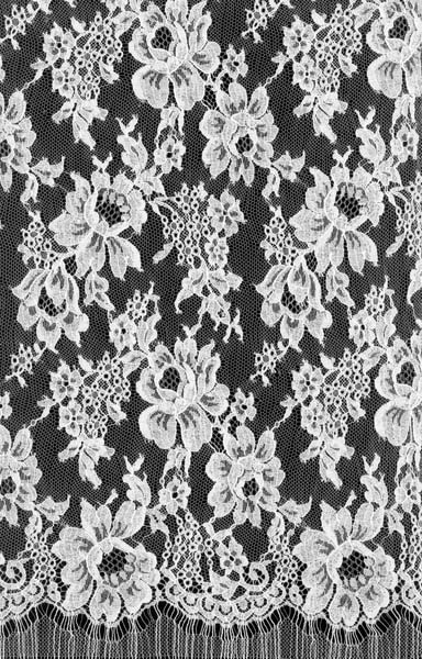 SPARKLE FRENCH LACE - 140cm IVORY