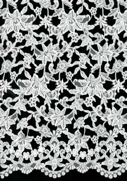 Beaded Guipure Lace Fabric