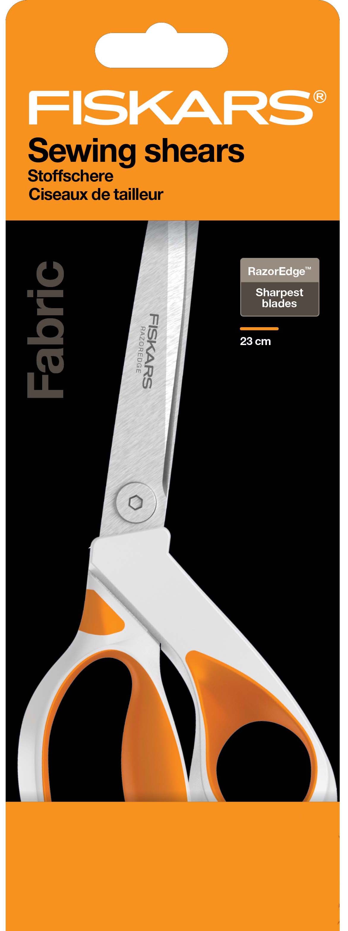 FISKARS SEWING SHEARS RAZOREDGE SCISSORS - 23CM