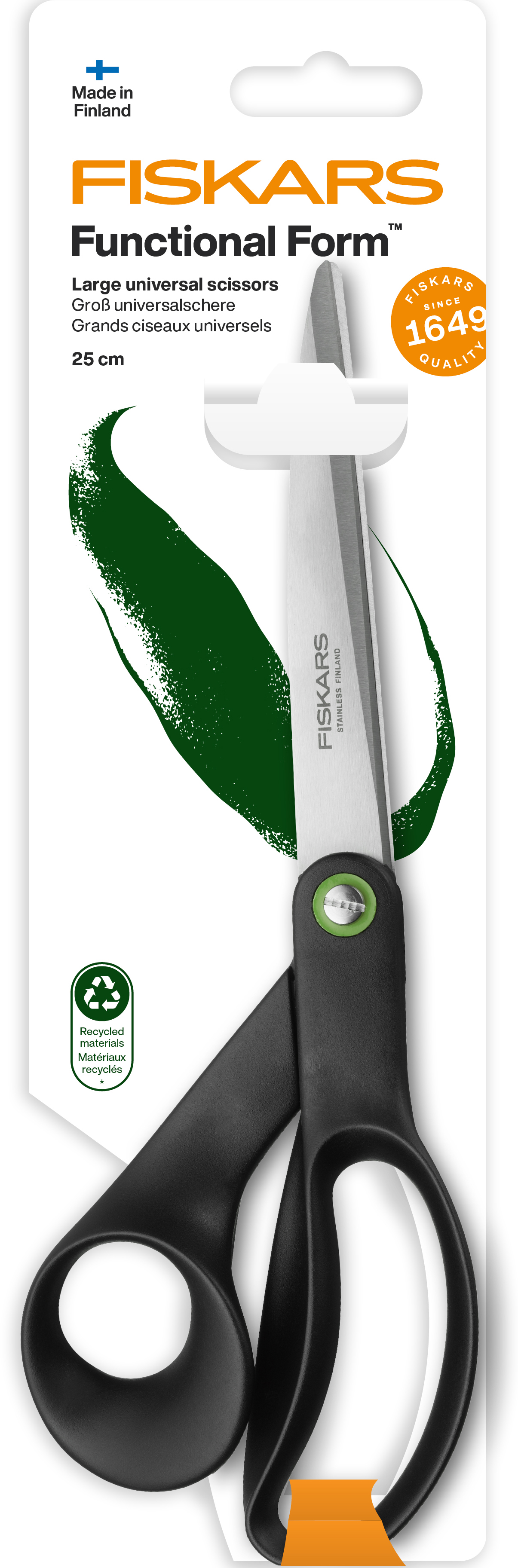 FISKARS RENEW FUNCTION FORM UNIVERSAL SCISSORS - 25CM